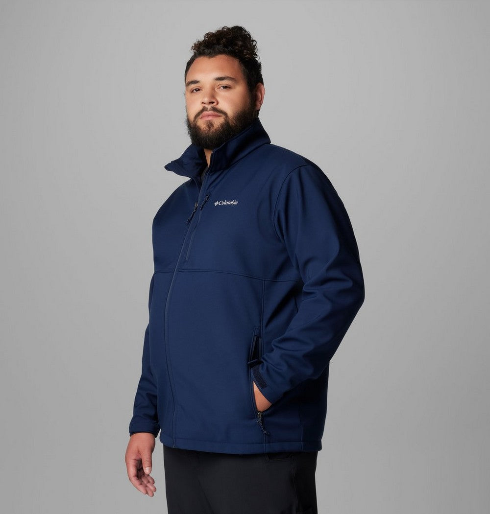 Men's Big Softshell Jacket - Grey