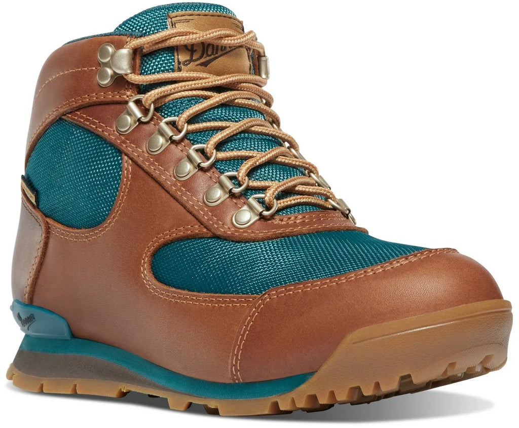 Women's Waterproof Leather Trail Boot - Brown Teal