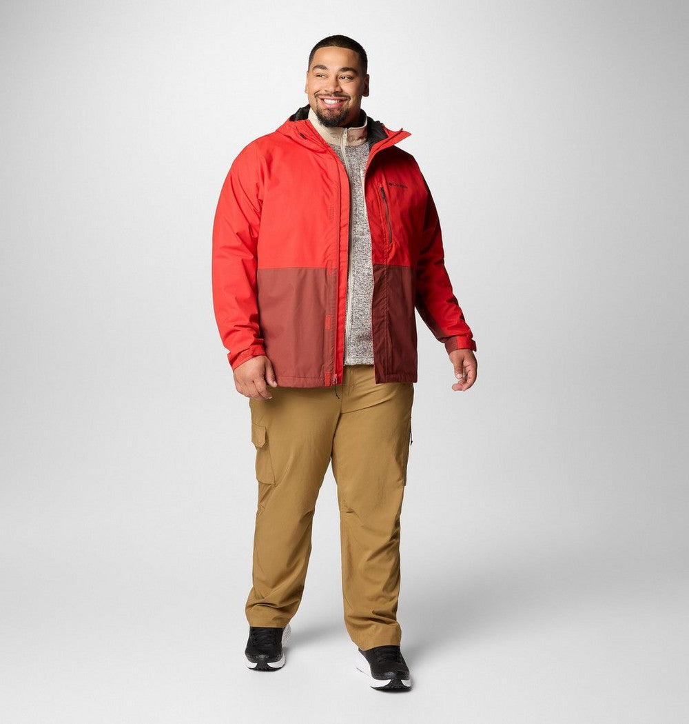 Men's Big Waterproof Rain Jacket - Red