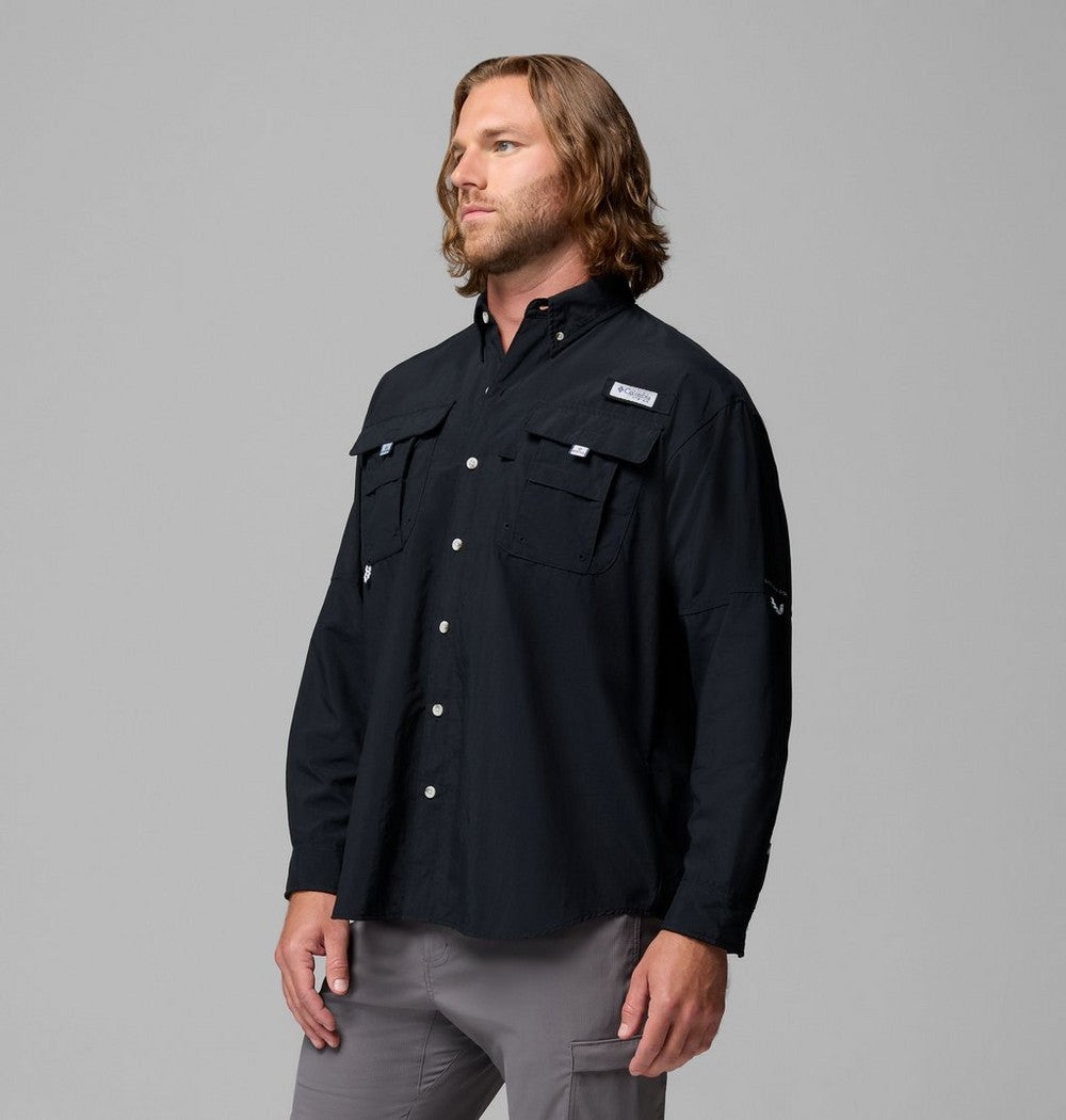 Men's Vented Long-Sleeve Fishing Shirt - Blue