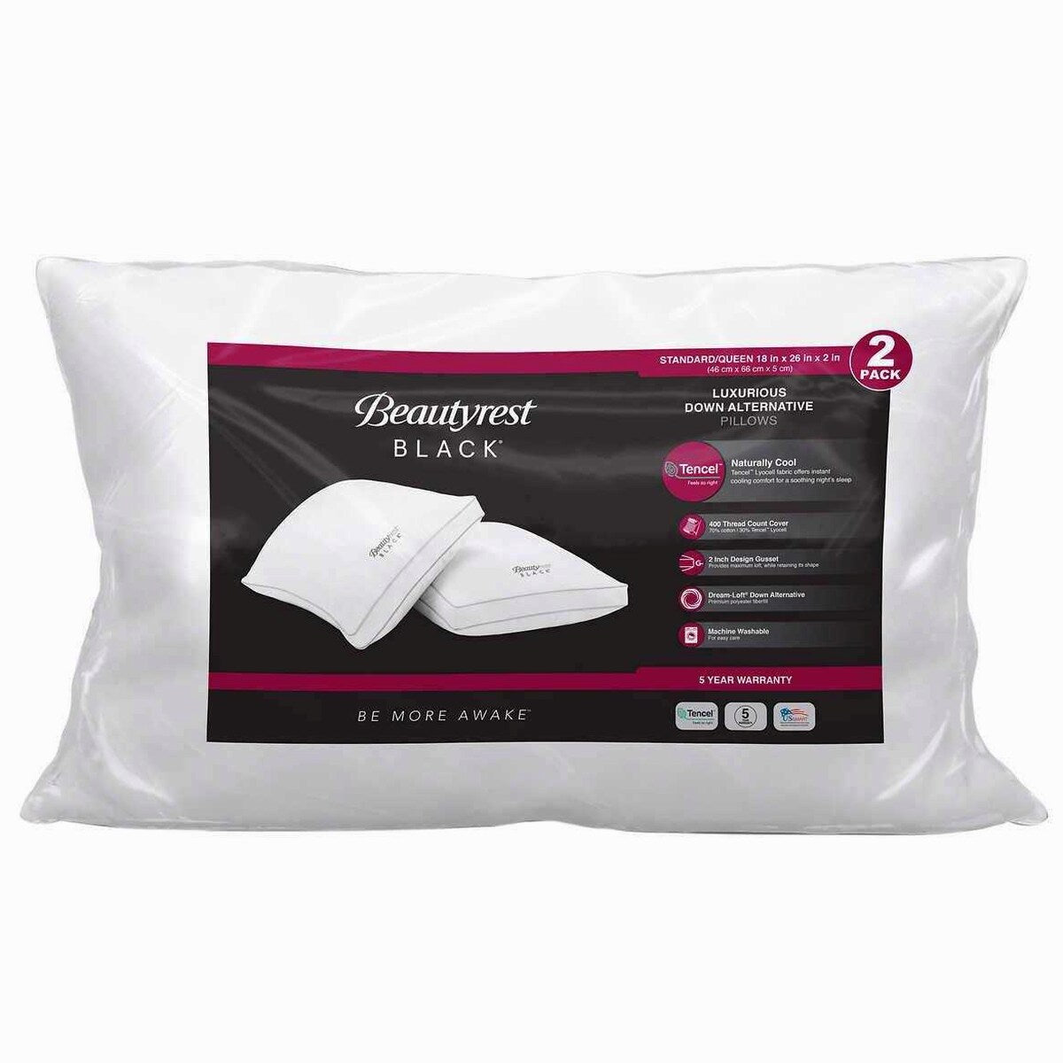 Beautyrest Black Pillows