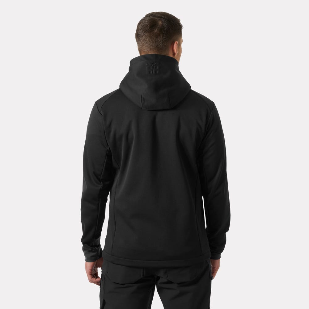 Men's Hooded Midlayer Work Jacket - Gray