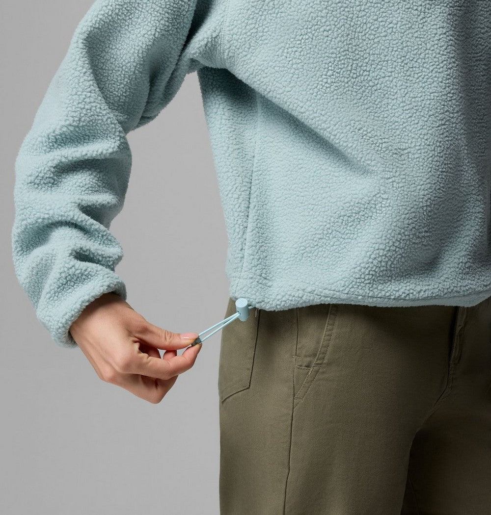 Women's Cropped Half-Snap Fleece Pullover