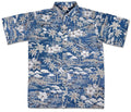 Surfer Reverse (Slate) Hawaiian Shirts