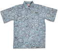 Island Shack Reverse (Sage) Hawaiian Shirts