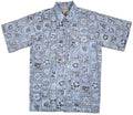 Island Shack Reverse (Slate) Hawaiian Shirts