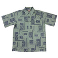 Tribal Honu Reverse (Sage) Hawaiian Shirts