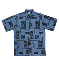 Tribal Honu Reverse (Slate) Hawaiian Shirts