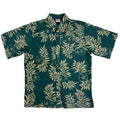 Mini Tahitian Reverse (Green/Gold) Hawaiian Shirts
