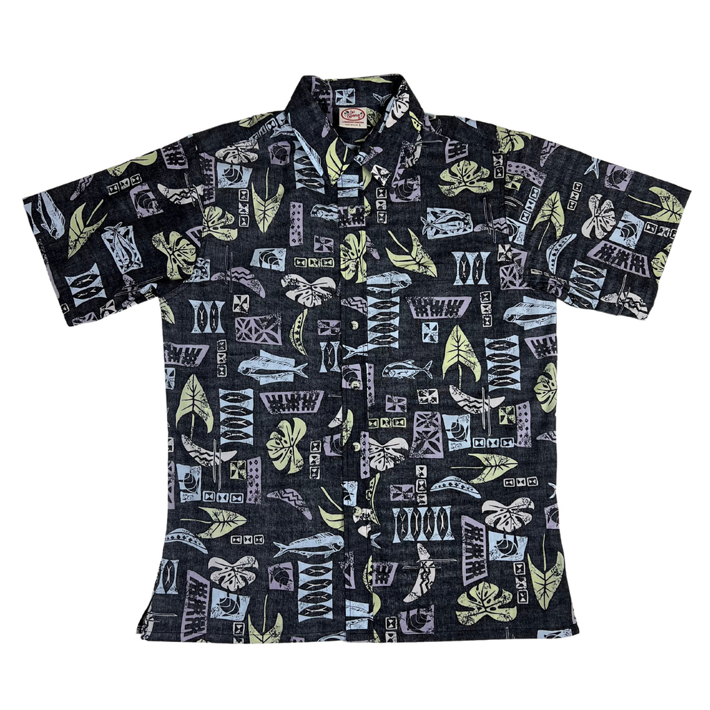 Mahi Mahi Reverse (Black) Hawaiian Shirts
