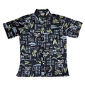 Mahi Mahi Reverse (Black) Hawaiian Shirts