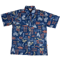 Mahi Mahi Reverse (Blue) Hawaiian Shirts