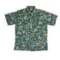 Mahi Mahi Reverse (Sage) Hawaiian Shirts