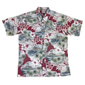 Island Pareo Reverse (Red) Hawaiian Shirts