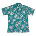 Haole Hibiscus Reverse (Jade) Hawaiian Shirts