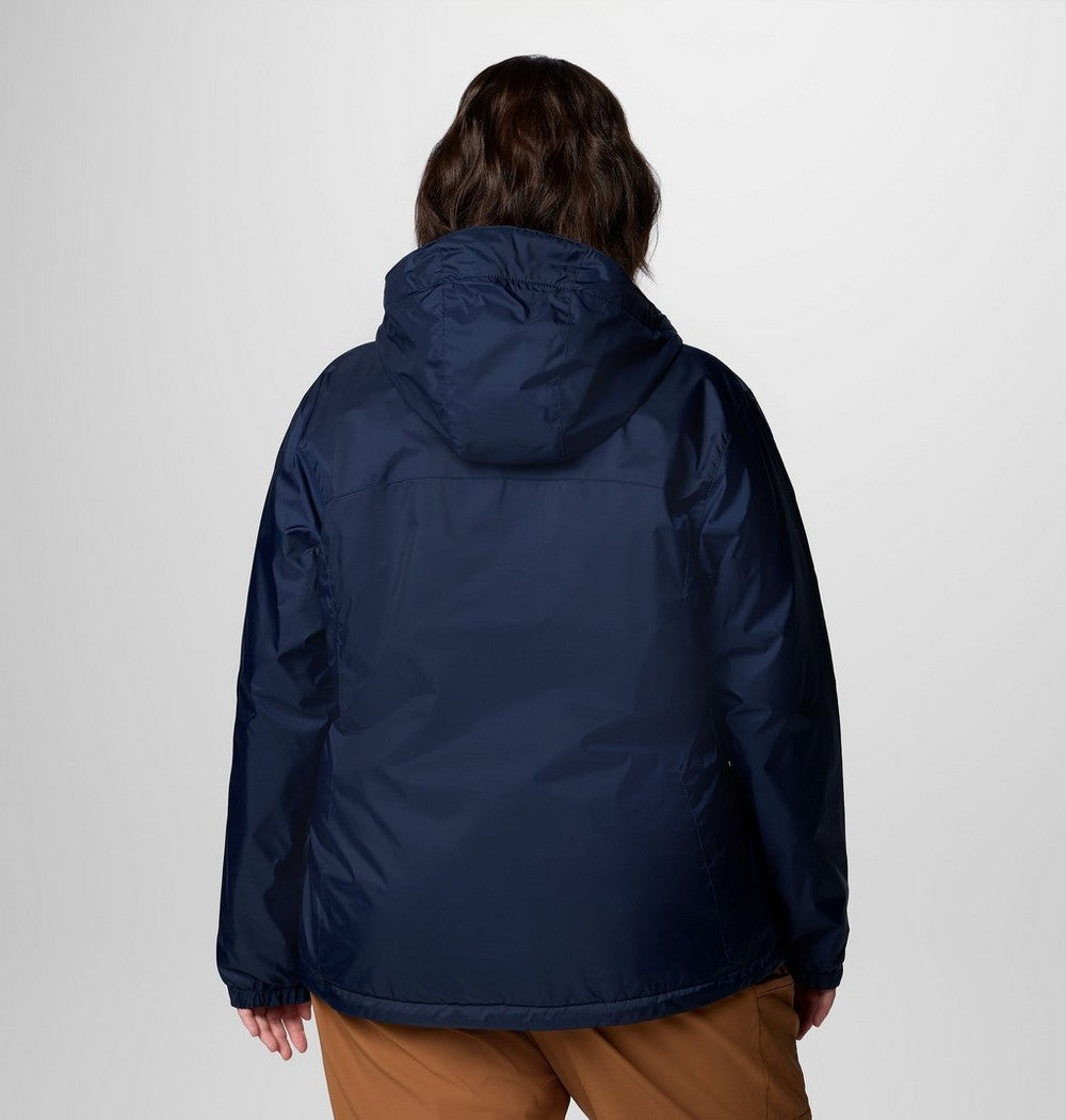 Women's Sherpa-Lined Rain Jacket - Green