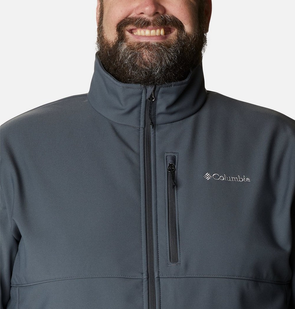 Men's Big Softshell Jacket - Grey