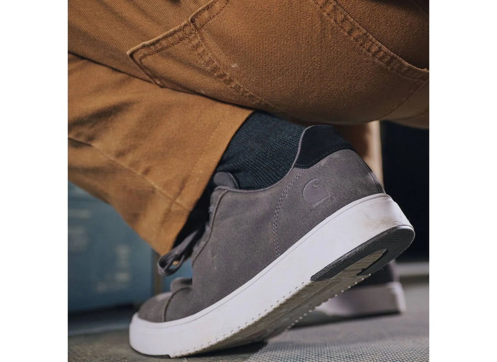 Leather Low-Top Work Sneaker - White