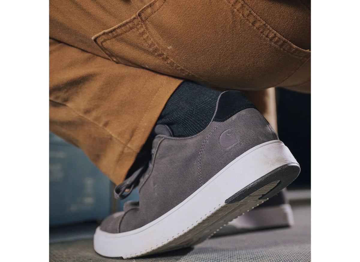 Leather Low-Top Work Sneaker - White