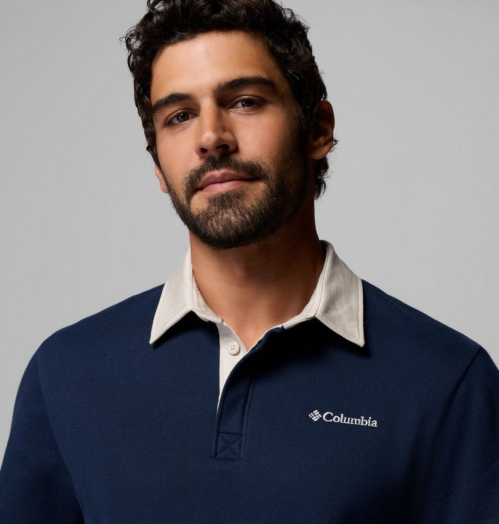 Men's Long-Sleeve Rugby Shirt - Green