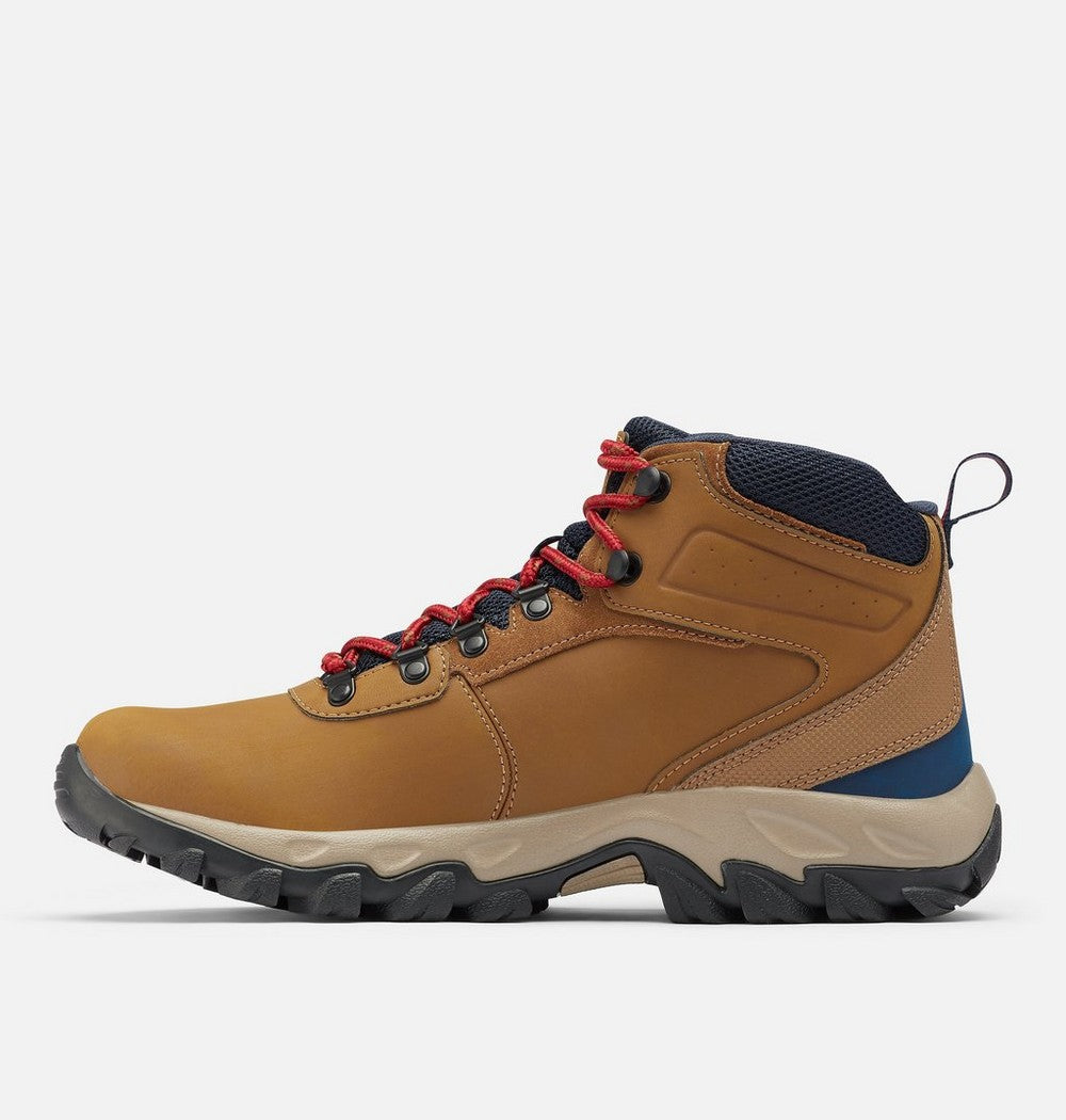 Men's Wide Waterproof Hiking Boot - Tan Blue