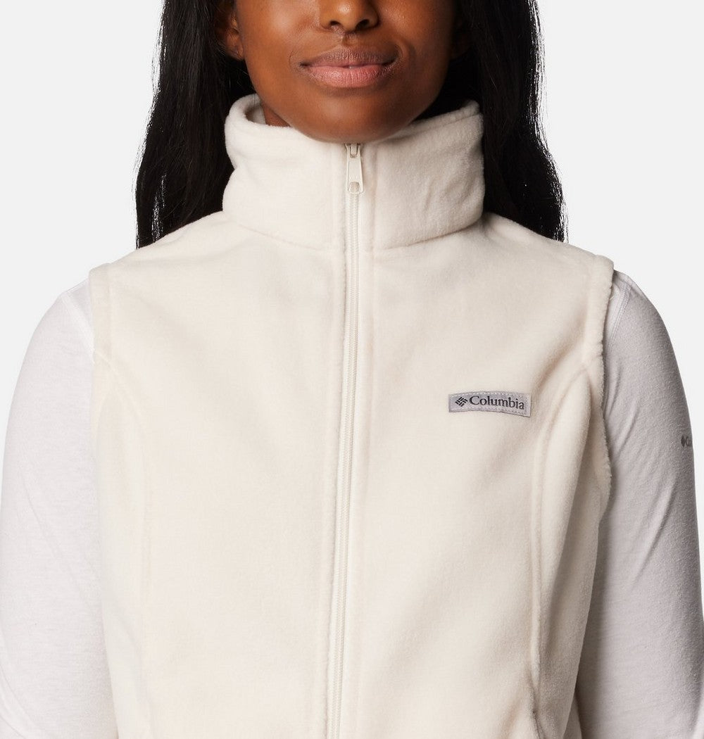 Women's Fleece Vest - Chalk