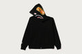 Men's Full-Zip Graphic Hoodie - Black