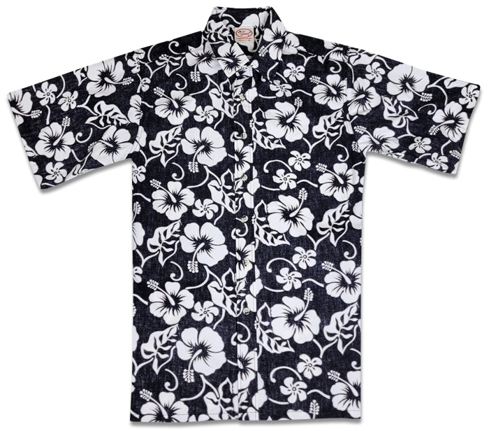 Pareau Reverse (Black) Hawaiian Shirts