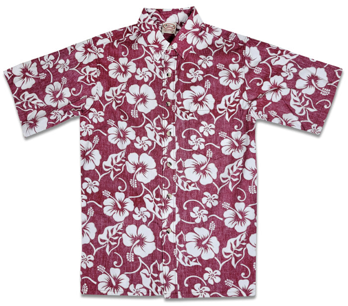 Pareau Reverse (Red) Hawaiian Shirts