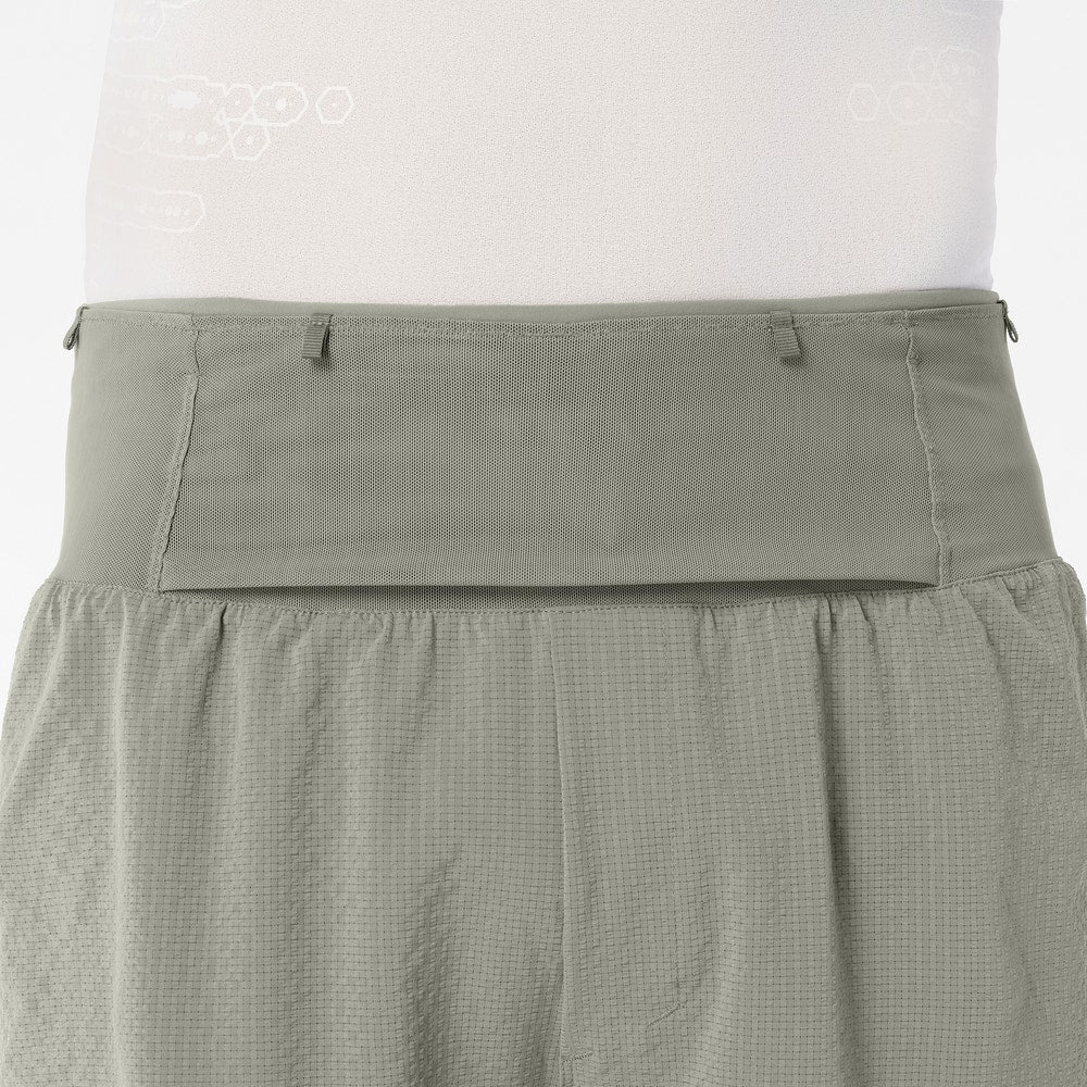 Men's 2-In-1 5-Inch Trail Shorts - Gray