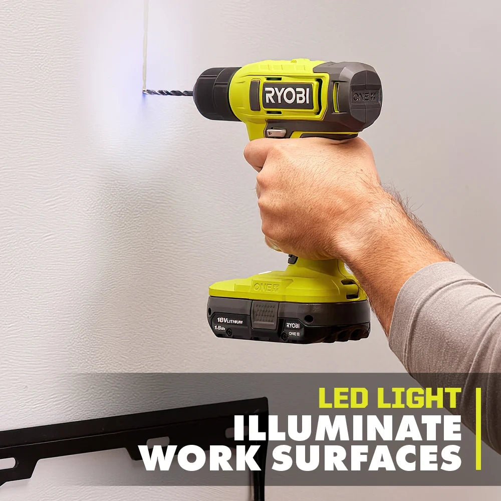 18V 3/8-Inch Cordless Drill/Driver Kit