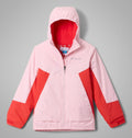 Girls' Waterproof Insulated Ski Jacket - Pink Red