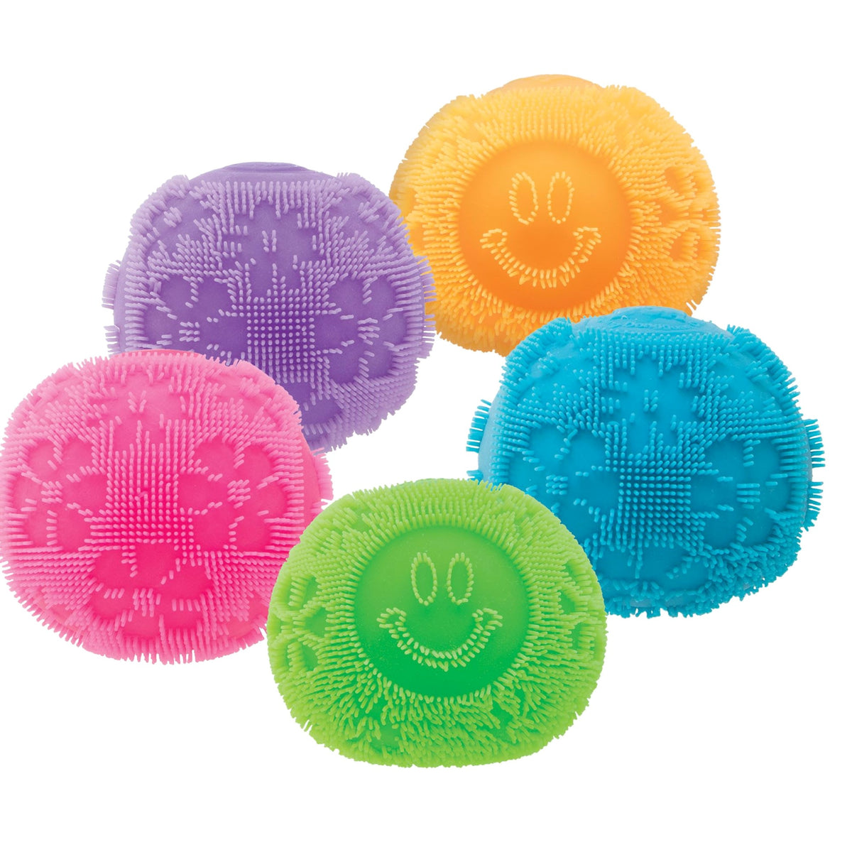 Velvet Flower Pattern Squeeze Ball