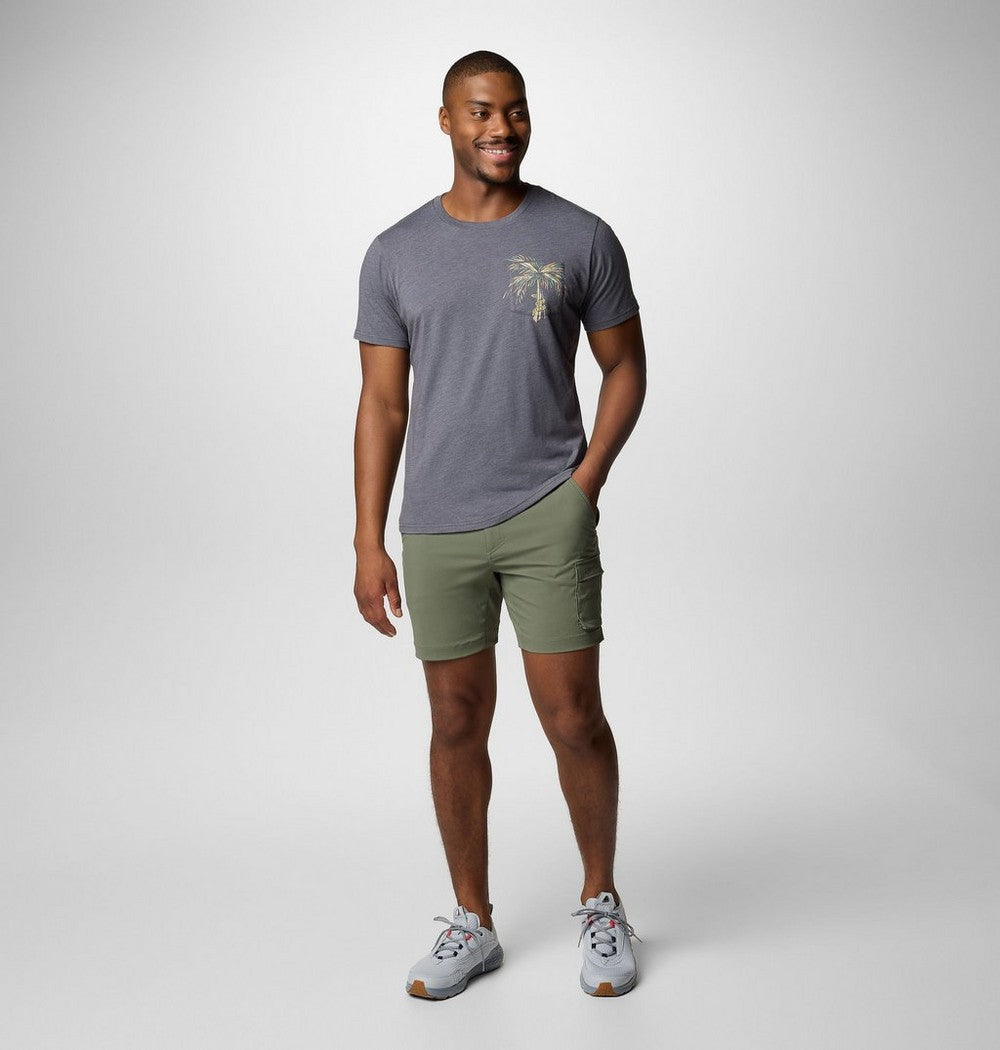 Men's Stretch Fishing Shorts - Cool Grey
