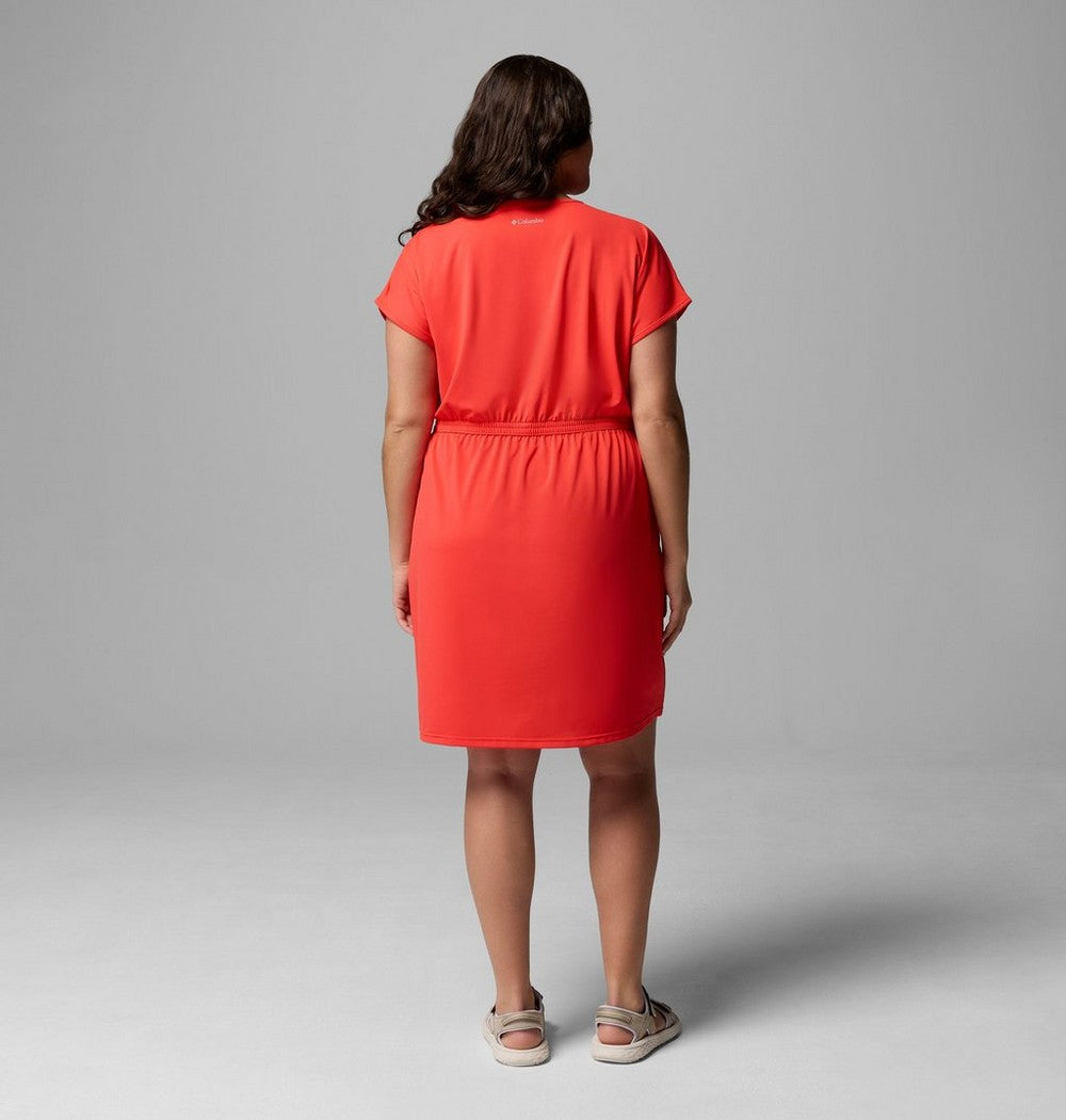 Women's Plus Short Sleeve Sun Dress - Navy