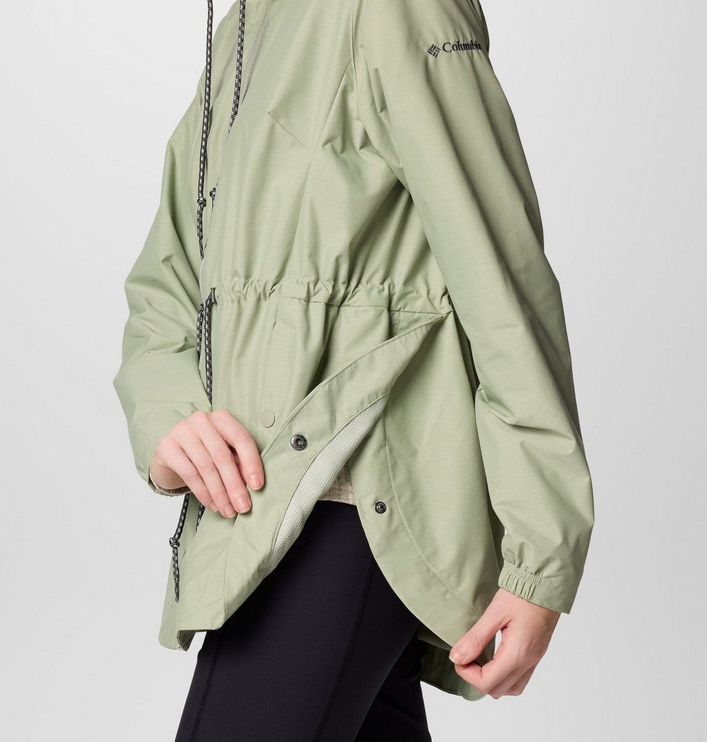 Women's Lightweight Hooded Rain Jacket - Fuchsia
