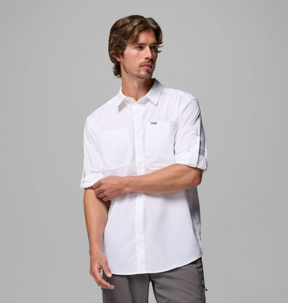 Men's UPF 100 Utility Long Sleeve Shirt - Gray