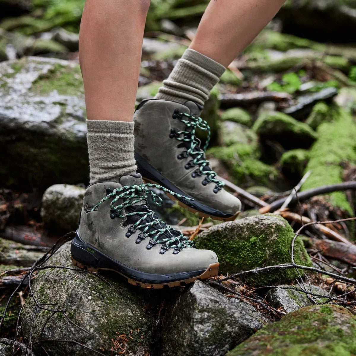 Women's Waterproof Hiking Boot - Tin Gray Green
