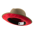 Classic Center-Creased Fedora-King (Olive Green)