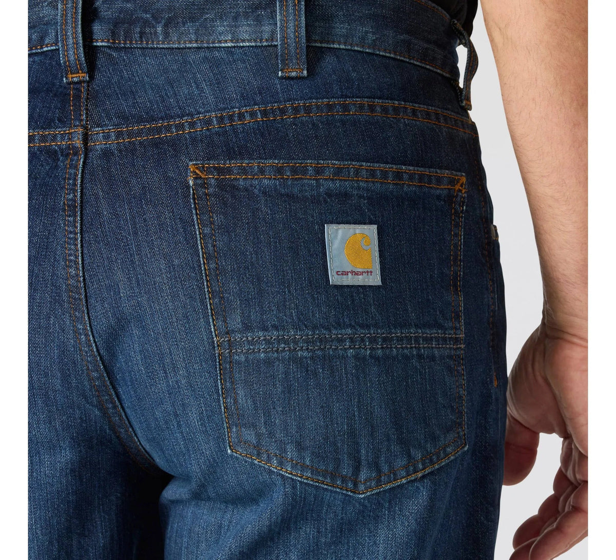 Men's Relaxed Straight Work Jeans - Deep Creek