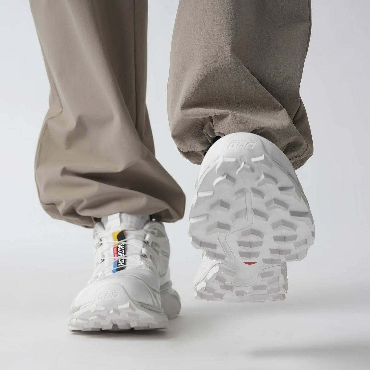 Textile And Synthetic Sneakers - White