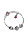 Superhero Character Charm Bracelet Set
