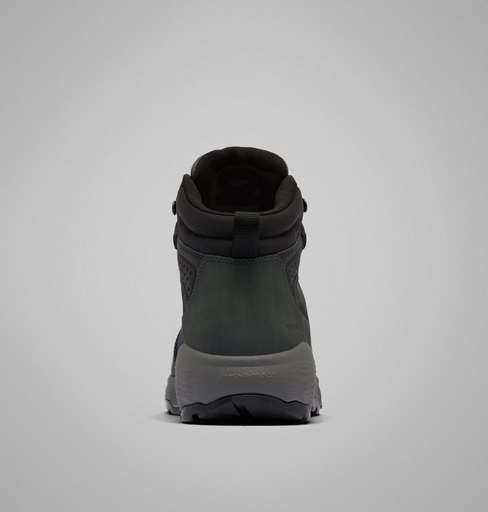 Men's Wide Waterproof Leather Hiking Boot - Black