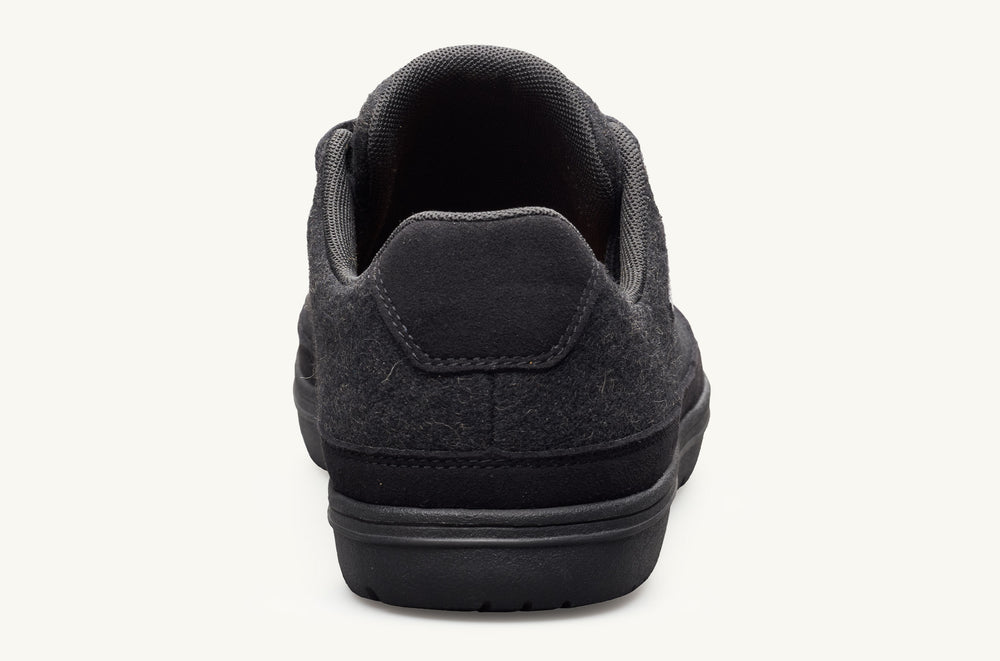 Canvas And Wool Casual Sneaker - Blue