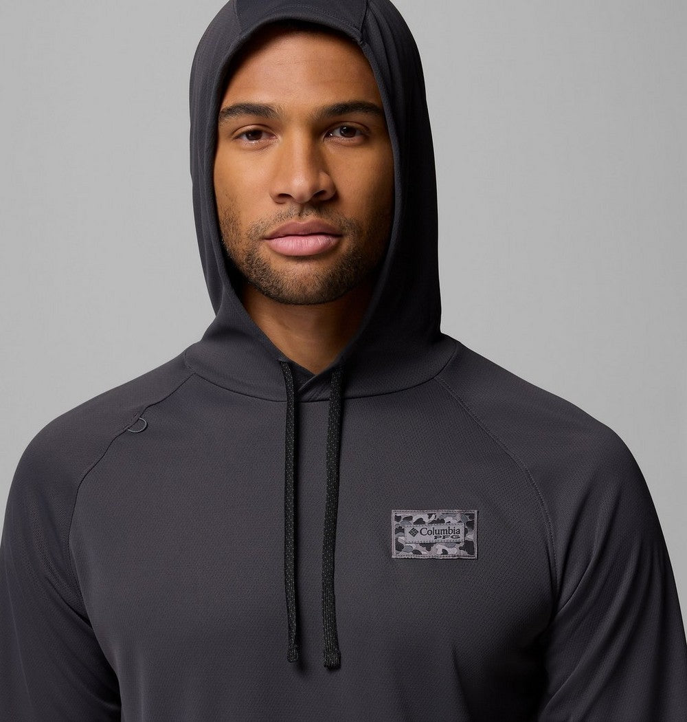 Men's UPF 40 Fishing Hoodie - Gray