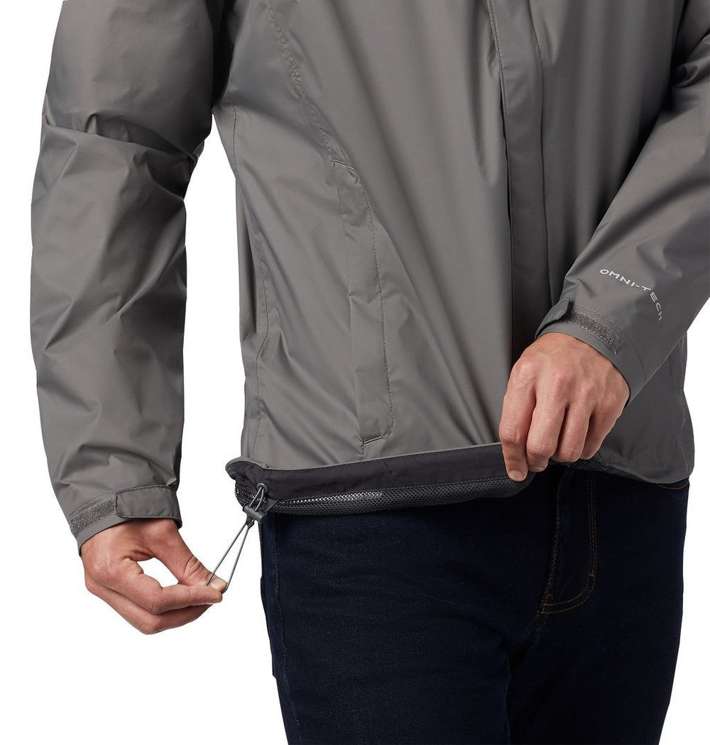 Men's Big Seam-Sealed Rain Jacket - Blue