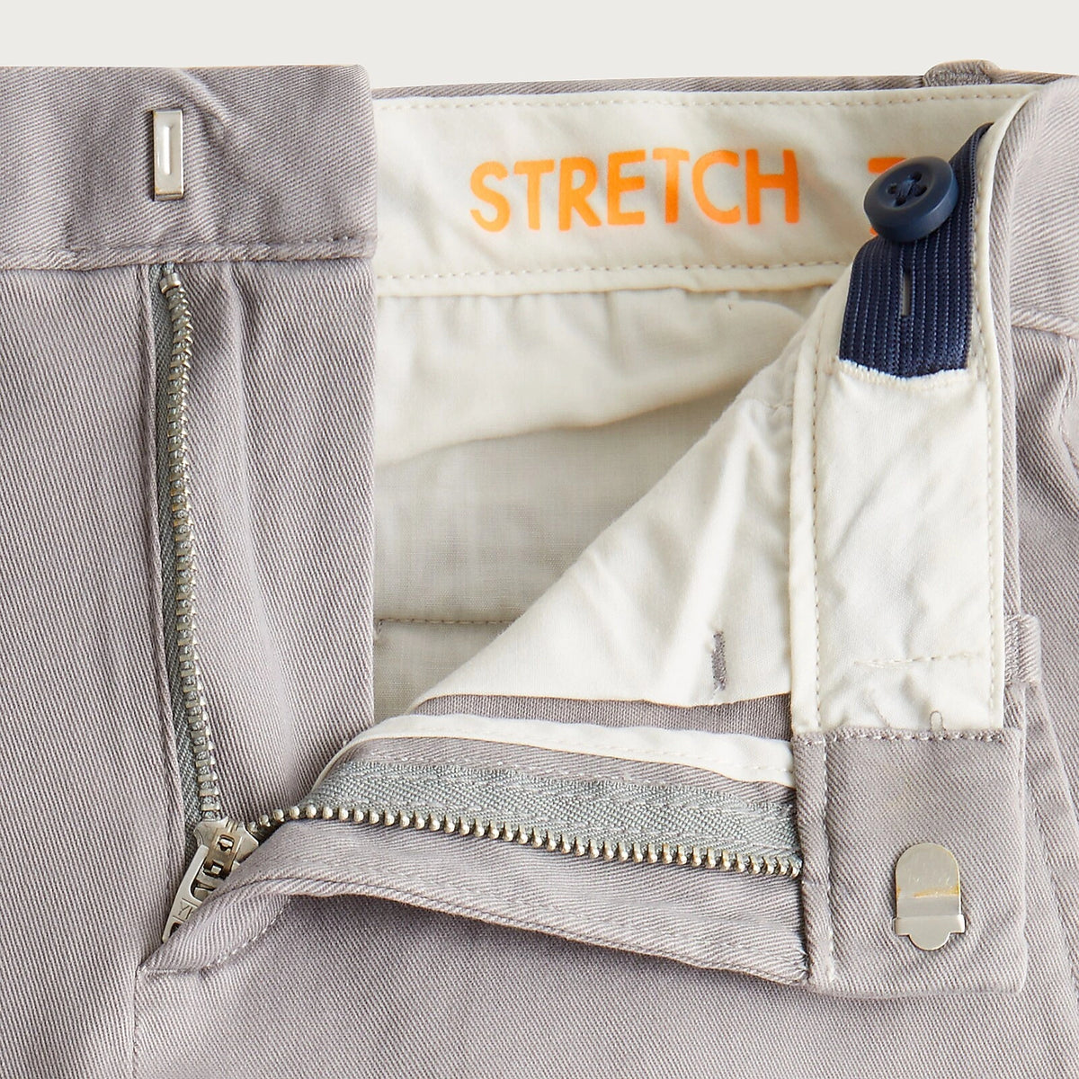 Boys' Slim Stretch Chino Pants - Gray