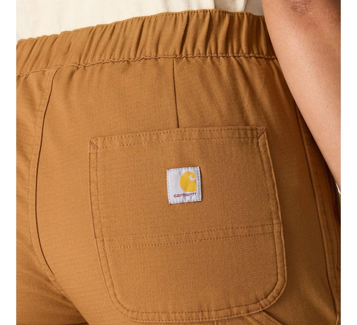 Women's Stretch Ripstop Work Pants - Brown