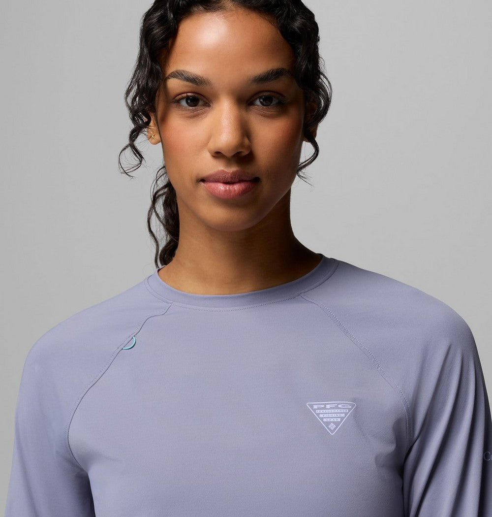 Women's UPF 50 Long Sleeve Sun Shirt - White