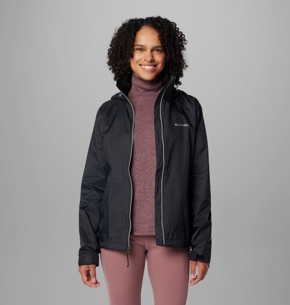 Women's Packable Water-Repellent Jacket - Blue